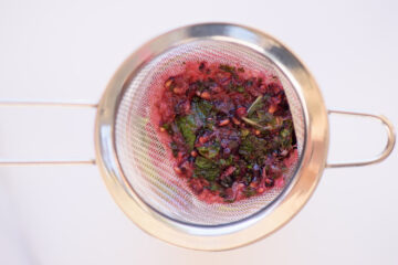 Recipe instruction photo: strain mojito