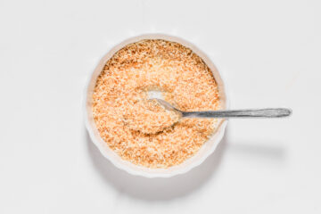 Recipe instruction photo: toast coconut